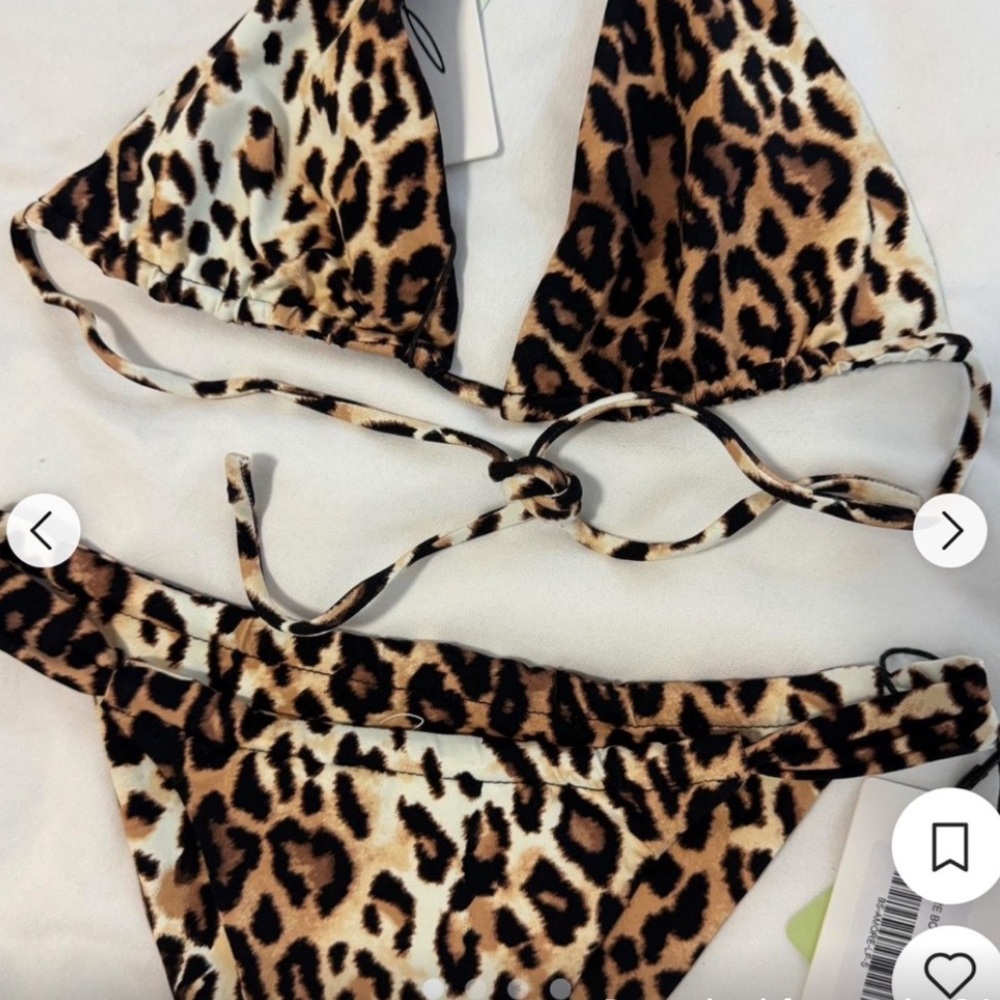 Bamba Swim Leopard Print Bikini Set